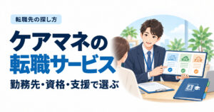 ケアマネの転職サービス。勤務先・資格・支援で選ぶ