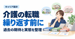 介護の転職繰り返す前に。過去の期待と実態を整理